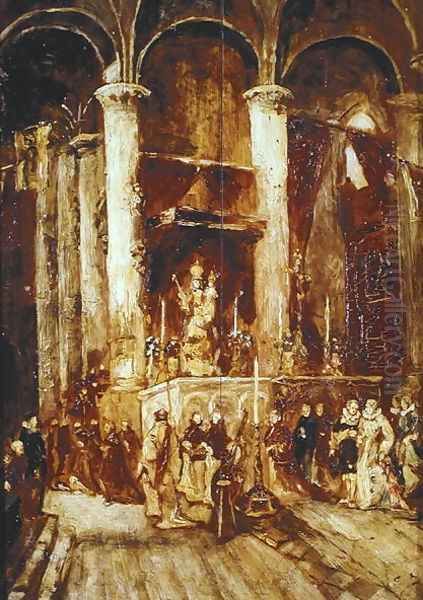 Procession in a Church - view 1