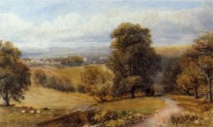 Figures On Horseback by William Callow