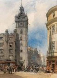 The Trongate, Glasgow by William Callow