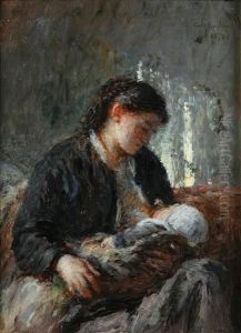 A Mother And Child A Mother And Child