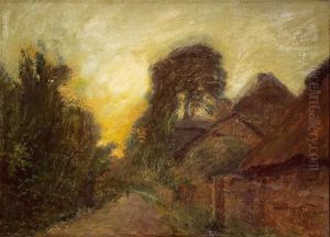 Paysage De Honfleur, Soir Tombant 1873