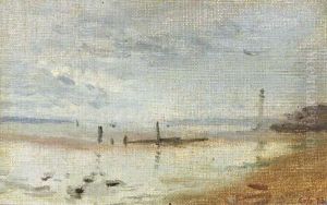 Cote Normande by Adolphe Felix Cals