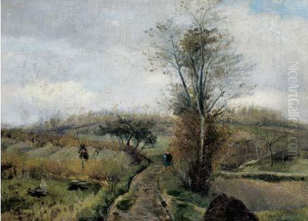 Un Promeneur Dans Le Bocage. - view 1