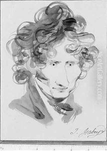 Caricature of Henri Auguste by Jean-Baptiste Isabey