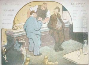 Programme for the season of 1892-3 at the Theatre Libre by Henri-Gabriel Ibels