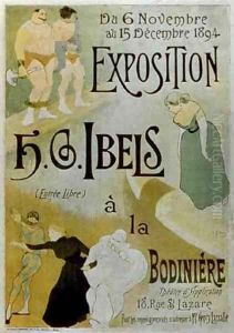 Exhibition by HB Ibels at the Bodiniere by Henri-Gabriel Ibels