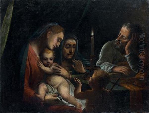 La Sainte Famille Avec Sainte Elisabeth Et Saint Jean-baptiste - view 1