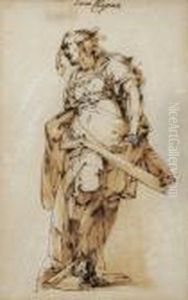 Figura Femminile by Luca Cambiaso