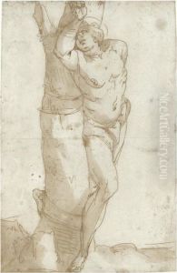 St. Sebastian by Luca Cambiaso