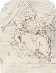 The Virgin And Child With The Infant Saint John The Baptist, And A Putto