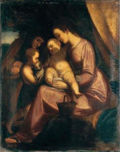 Madonna Col Bambino, San Giovannino E Sant'anna