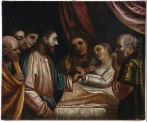 'cristo Che Resuscita La Figlia Di Jairo' 1570-1575