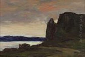 The Rocks Of Kerrera by David Young Cameron
