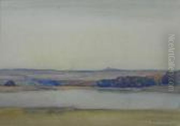 On The River Tay by David Young Cameron