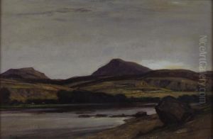 River Landscape, Perthshire by David Young Cameron