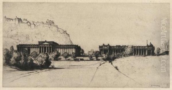 The Royal Scottish Academy Building And The National Gallery Of Scotland - view 1
