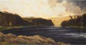 A Perthshire River by David Young Cameron