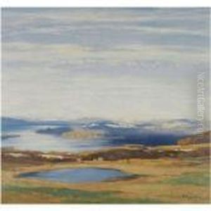 Firth Of Lorne, Dunollie Castle And Oban Bay by David Young Cameron