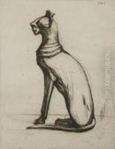 Cat Of Bubastis by David Young Cameron