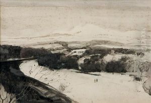 The Tweed, Scott's View by David Young Cameron
