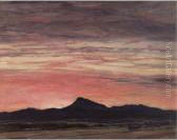 Sunset, Perthshire Hills - view 1