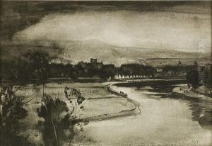 Melrose Abbey And The Tweed Melrose Abbey And The Tweed