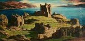 Castle Urquhart, Loch Ness by David Young Cameron