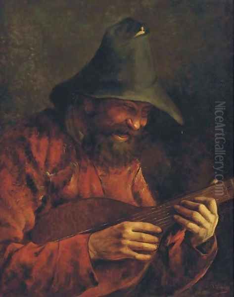The lute player - view 1