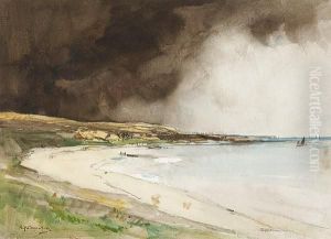 Lunan Bay by David Young Cameron
