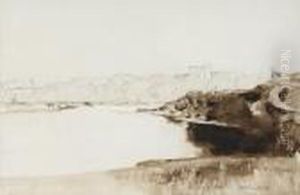 Castle On A River by David Young Cameron