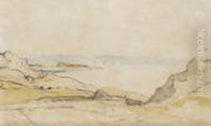 Boats Off The West Coast Scotland by David Young Cameron