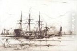 The Old Revenge, Together With Six Other Prints by David Young Cameron