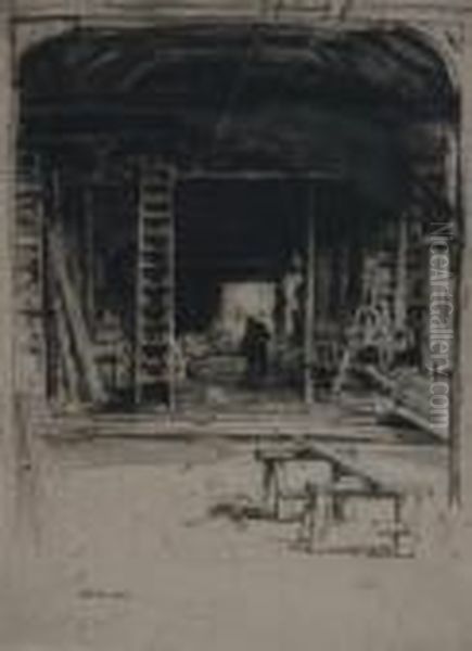 Robert Lee's Workshop, Together With The Gargoyles- Stirling Castle, And St. Germain - view 1