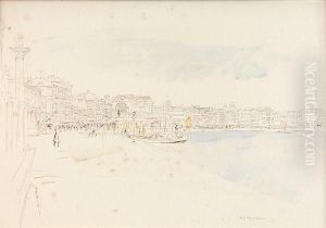 The Riva, Venice by David Young Cameron