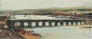 Berwick Bridge From The West by David Young Cameron