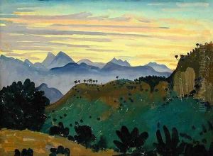 Sunset Sierra da Ronda by James Dickson Innes