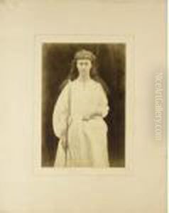 St Agnes [alice Liddell], September 1872 by Julia Margaret Cameron