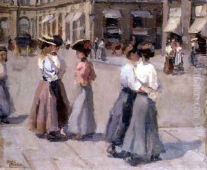 An Afternoon Stroll by Isaac Lazarus Israels