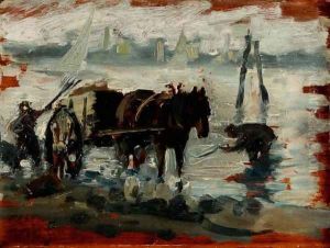 Gathering Kelp by Isaac Lazarus Israels