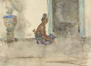 In the Kraton, Solo by Isaac Lazarus Israels