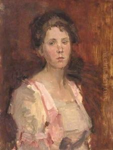 Pretty in pink by Isaac Lazarus Israels
