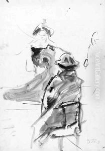 Elegant ladies by Isaac Lazarus Israels
