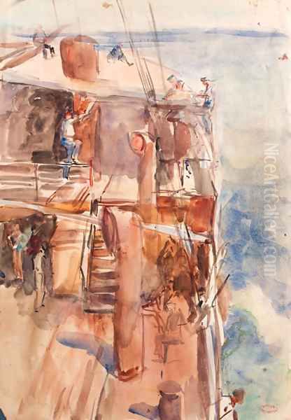 Heading for the Dutch East-Indies - view 1