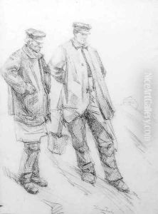 Two gravediggers