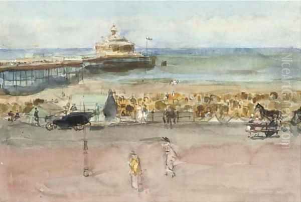 A sunny day on Scheveningen boulevard - view 1