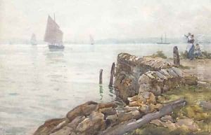 The return of the herring boats by William Ayerst Ingram
