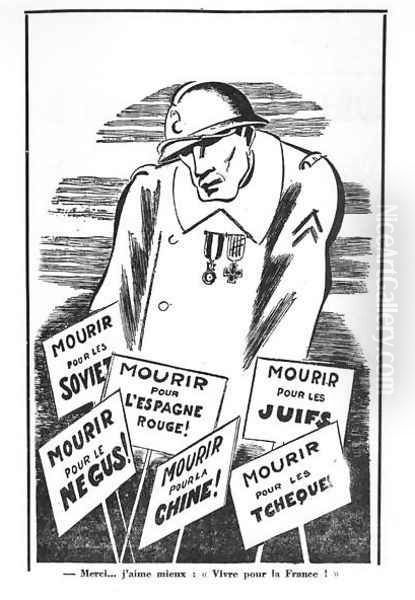 Caricature from Je suis partout - view 1