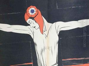 Marianne Crucified by Paul Iribe