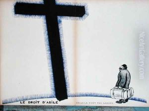 The Christian Cross and the Right to Asylum by Paul Iribe