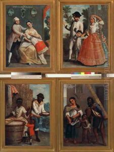 Four Different Racial Groups 2 by Andres de Islas